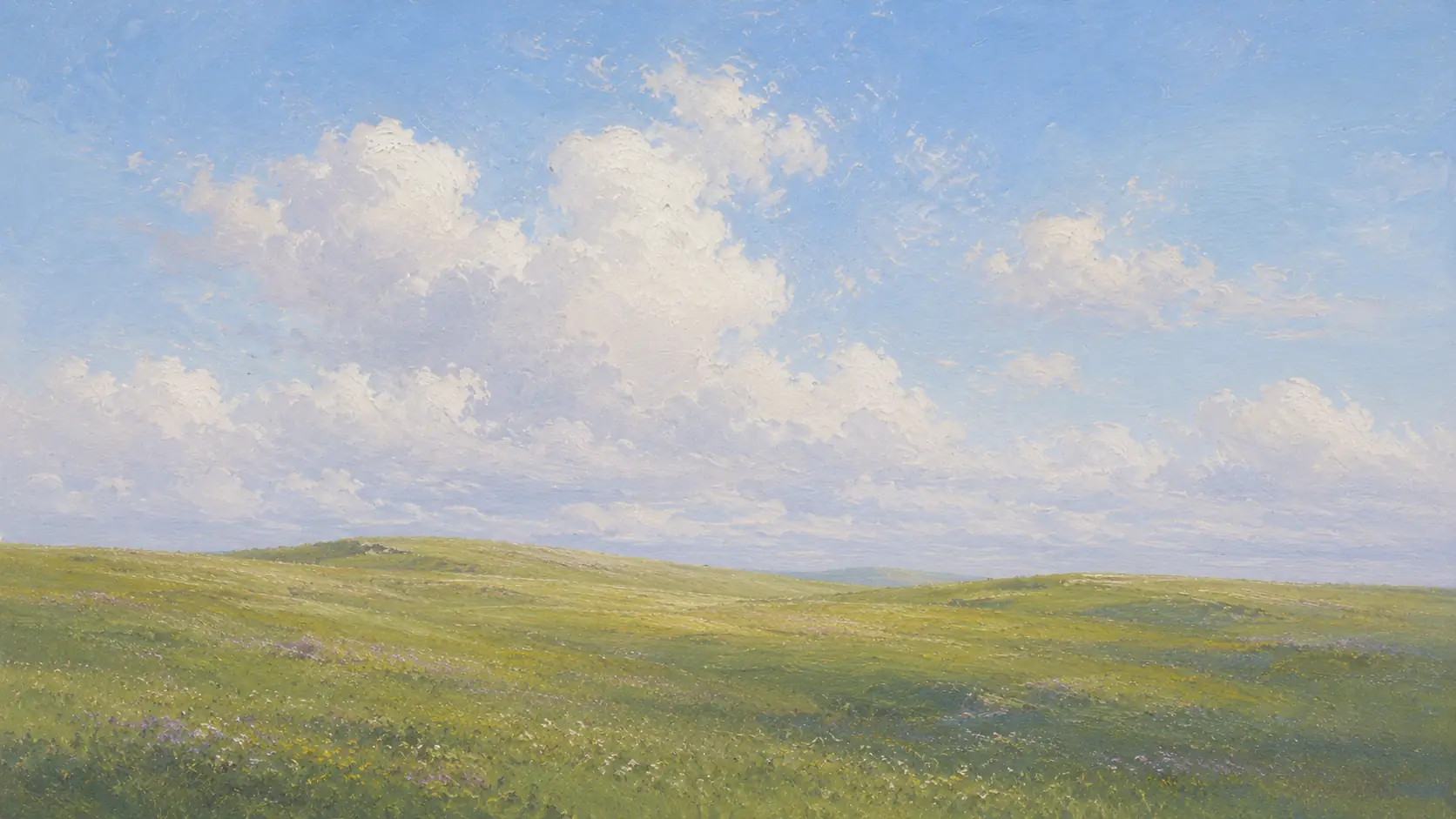 Paisagem ilustrada de fundo